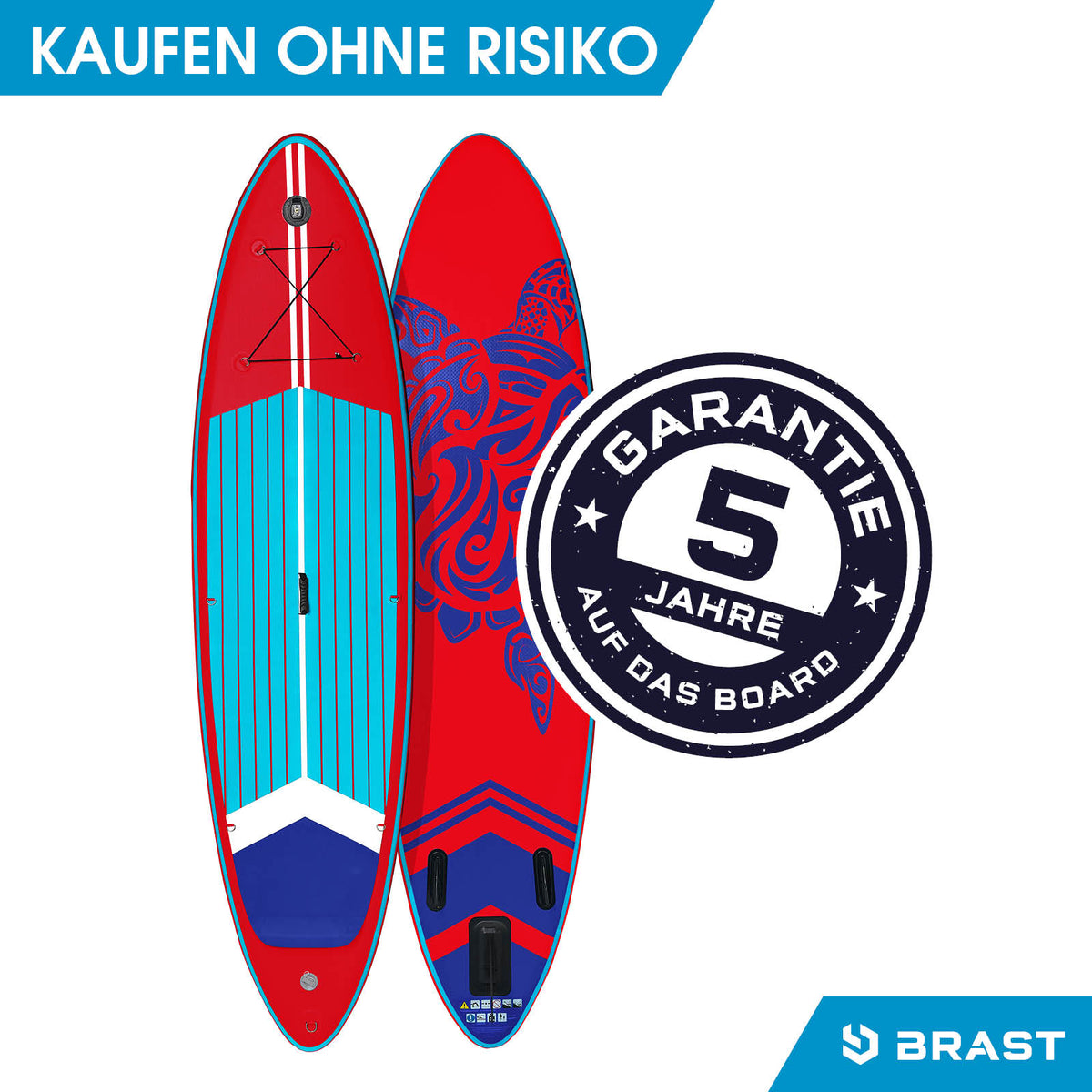 SUP Board aufblasbar SUPER SET 320 red