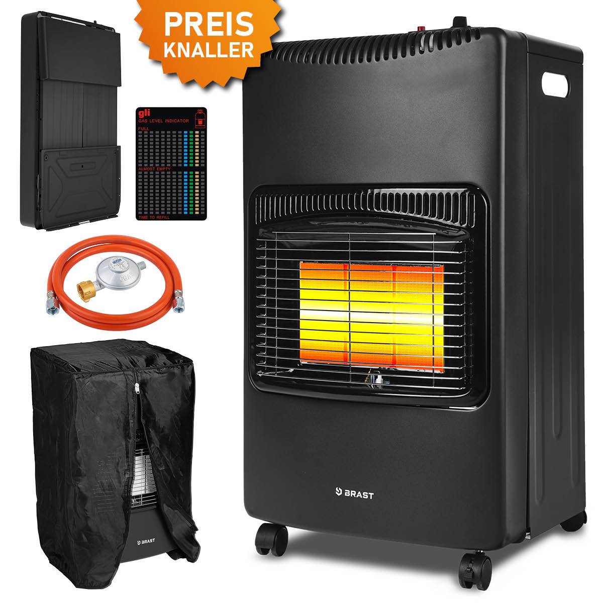BRAST Keramik Gasheizer VULKAN 4200