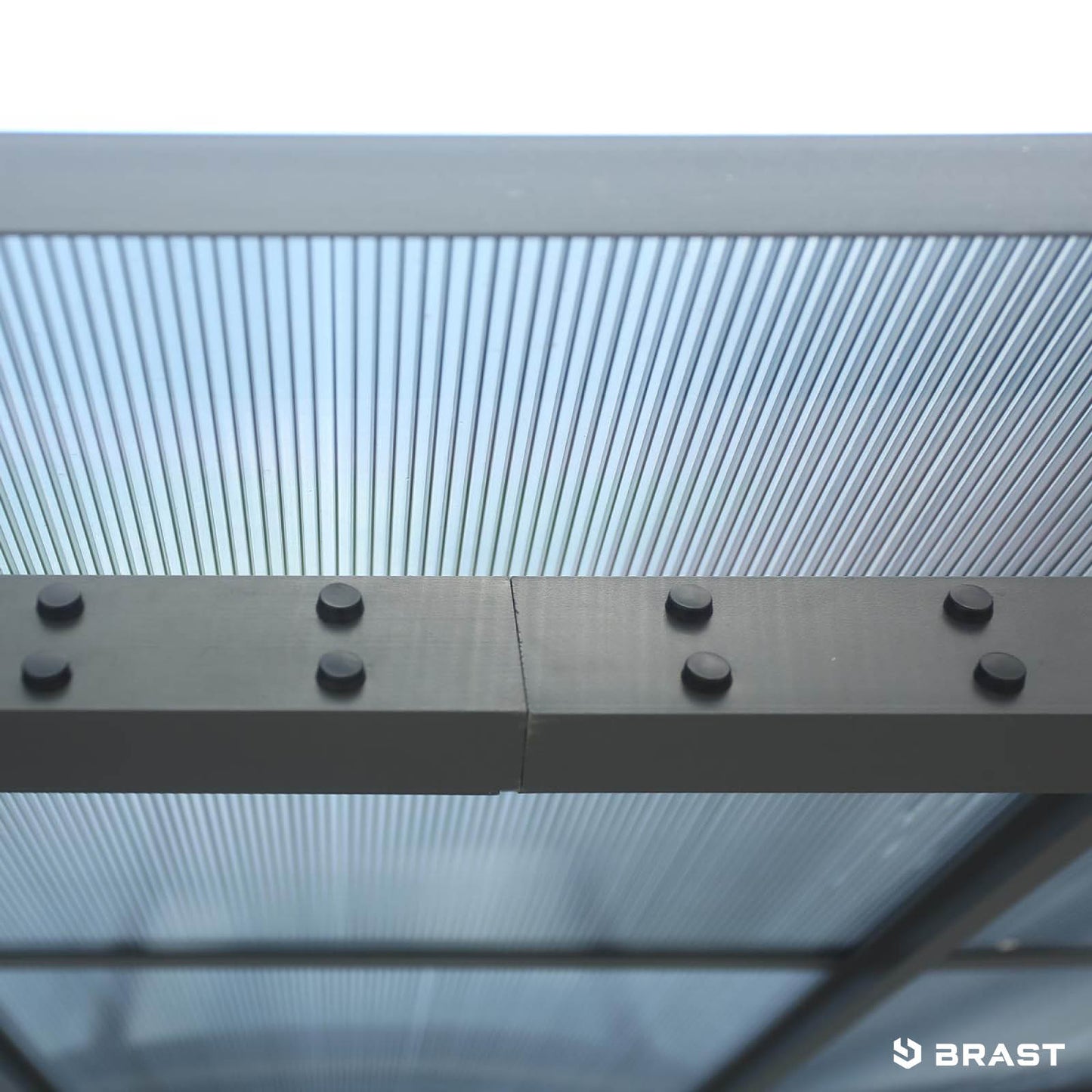 Alu Pavillon PAGODE 4x4m beige mit Moskitonetz & LED-Beleuchtung
