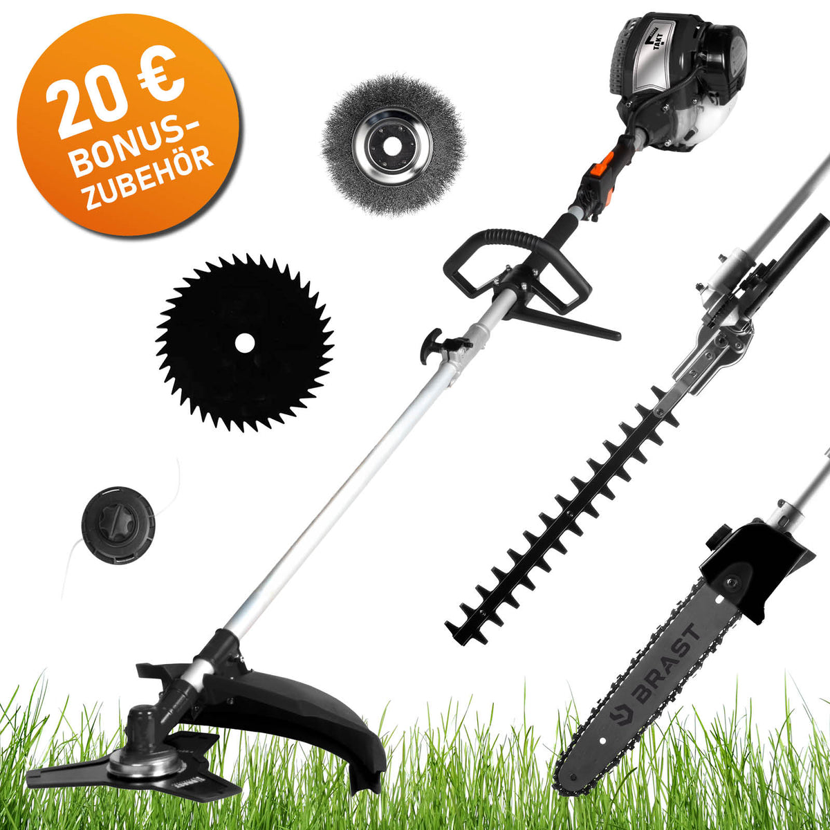 BRAST  6in1 Benzin Motorsense 4-Takt 3805