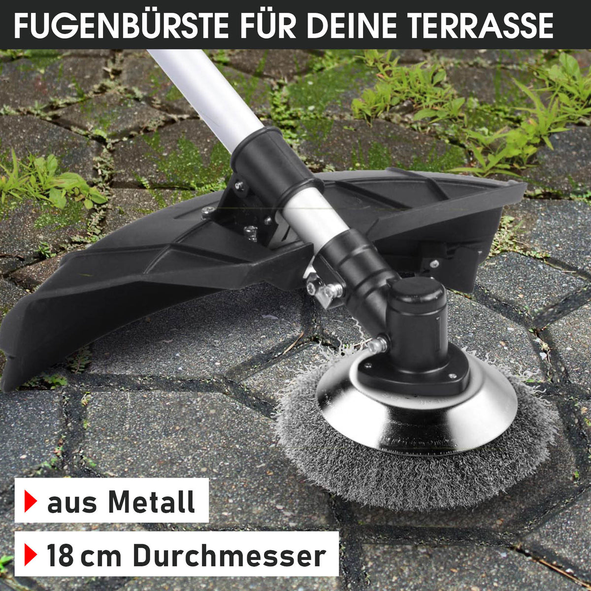 BRAST 4in1 Benzin Freischneider 4-Takt 3801