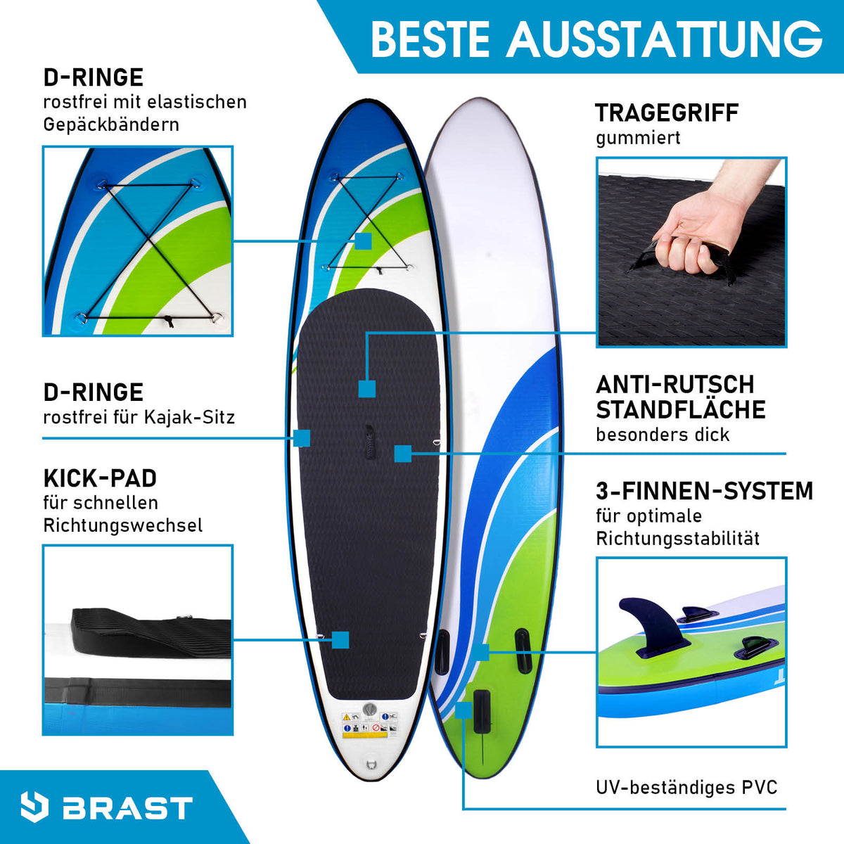 SUP Board aufblasbar SPEED 320