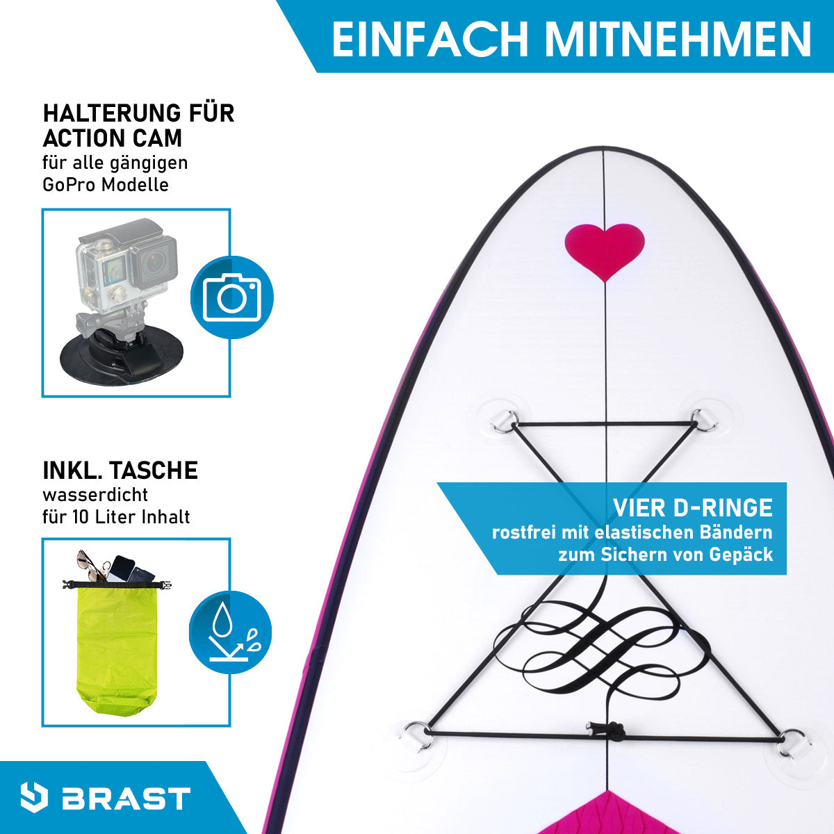SUP Board aufblasbar KOLIBRI 300
