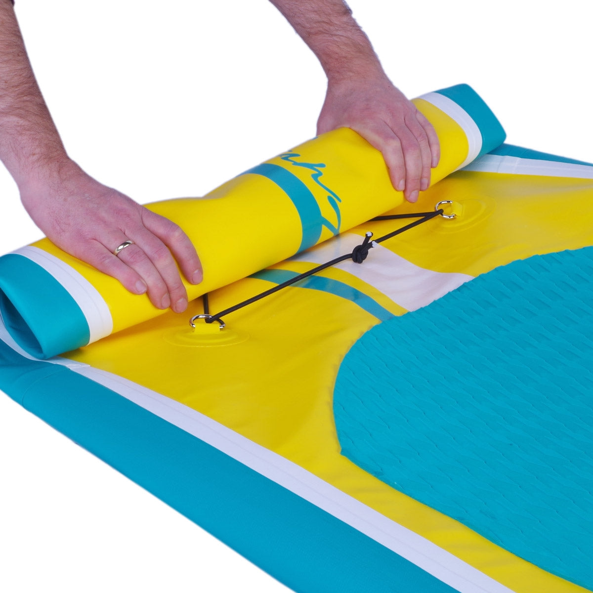 SUP Board aufblasbar SHARK 320 yellow