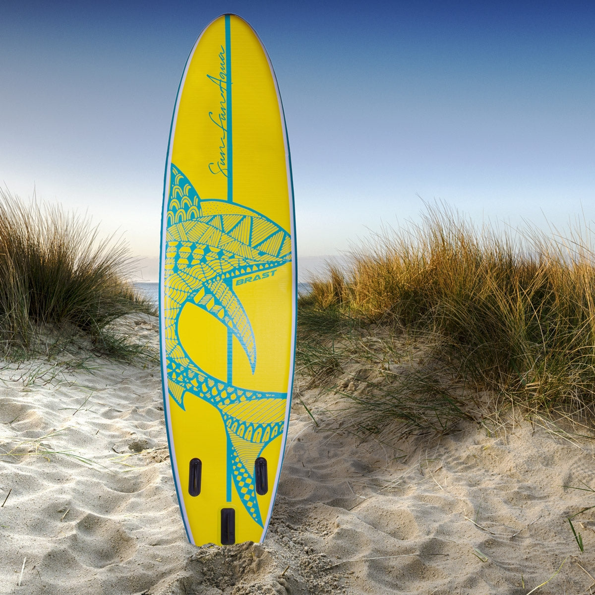 SUP Board aufblasbar SHARK 320 yellow
