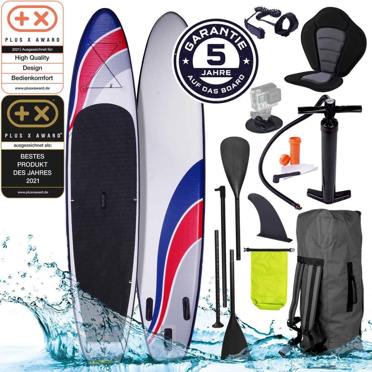 SUP Board aufblasbar DELUXE 365