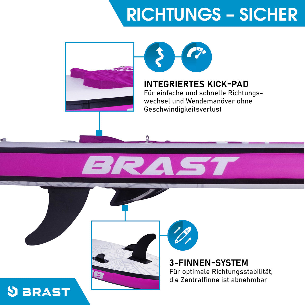 SUP Board aufblasbar FLOWER 300