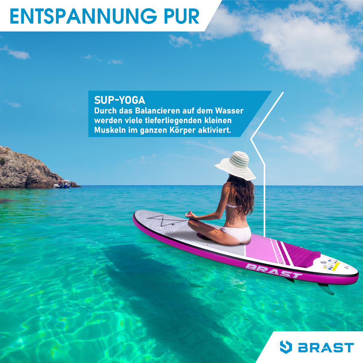 SUP Board aufblasbar FLOWER 300