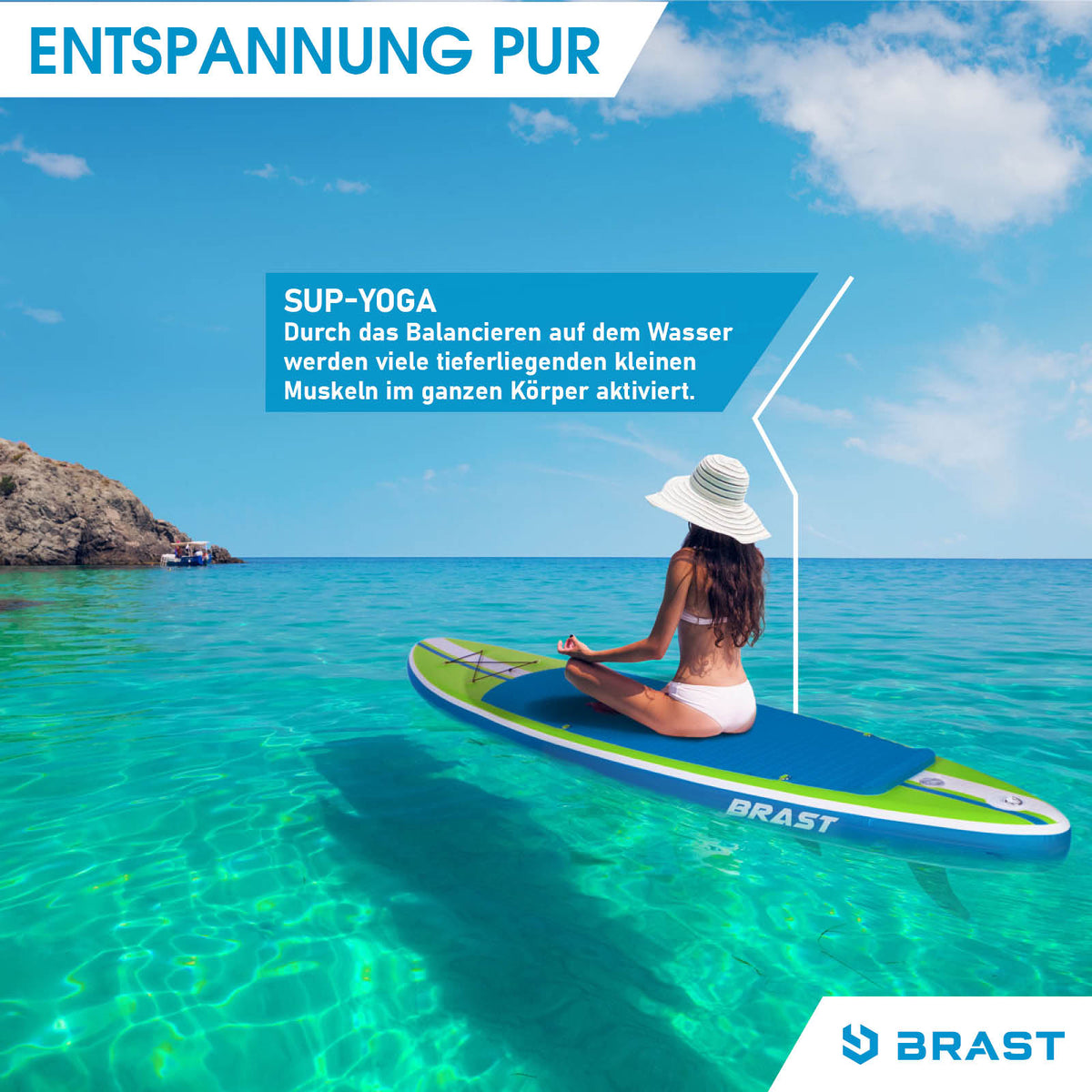 SUP Board aufblasbar SHARK 300 green