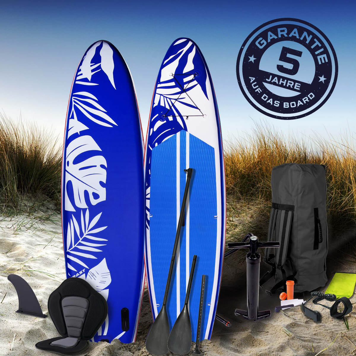 SUP Board aufblasbar FUSION 320 blue