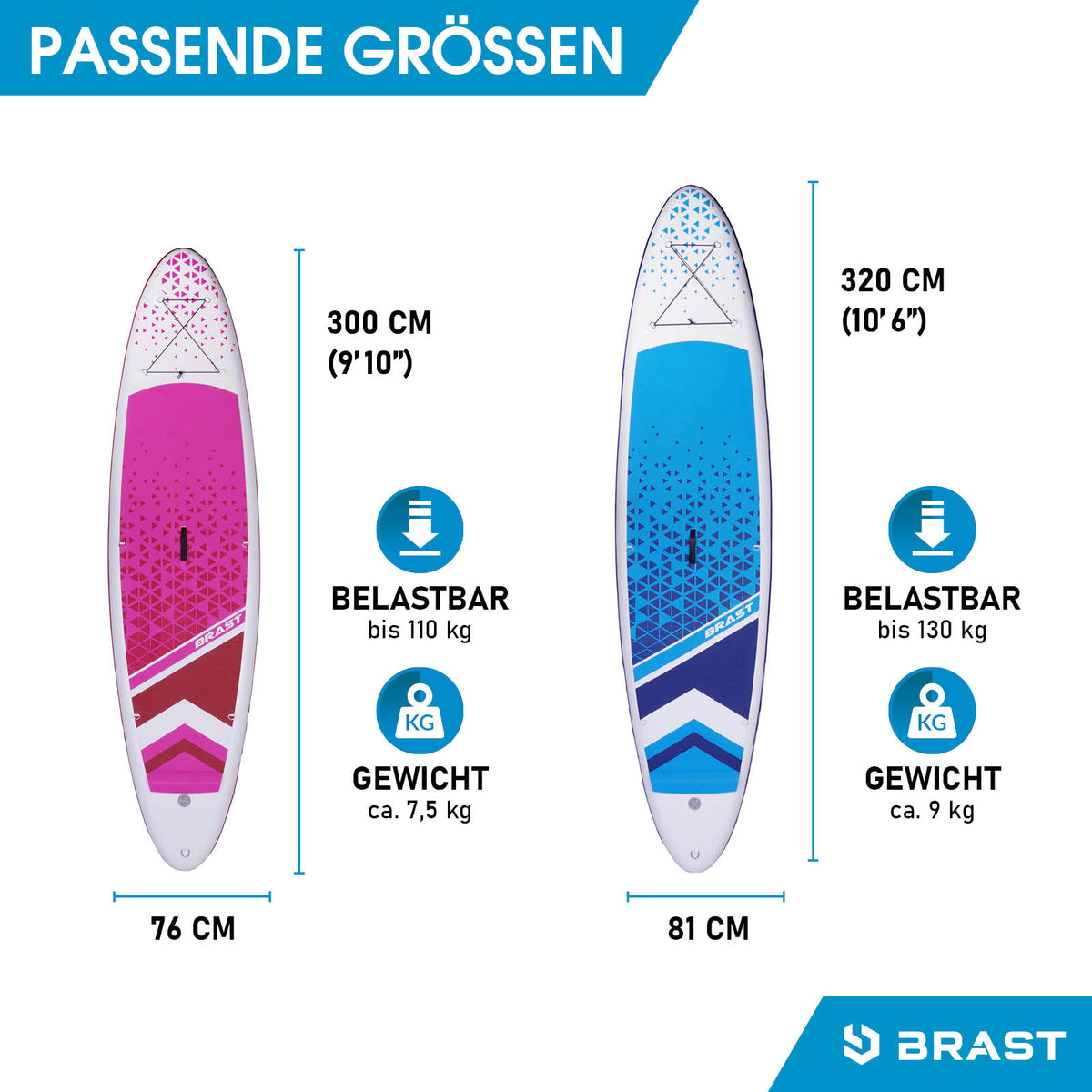 SUP Board aufblasbar DUDE 320