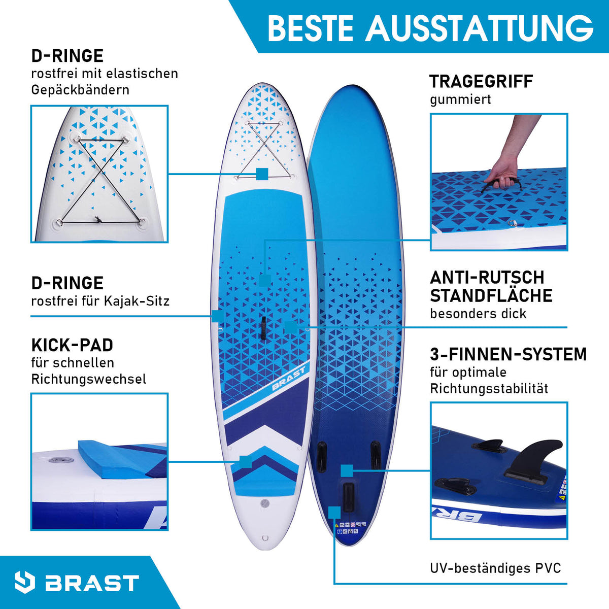 SUP Board aufblasbar DUDE 320