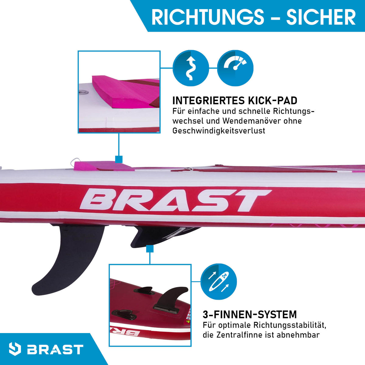 SUP Board aufblasbar LADY 300