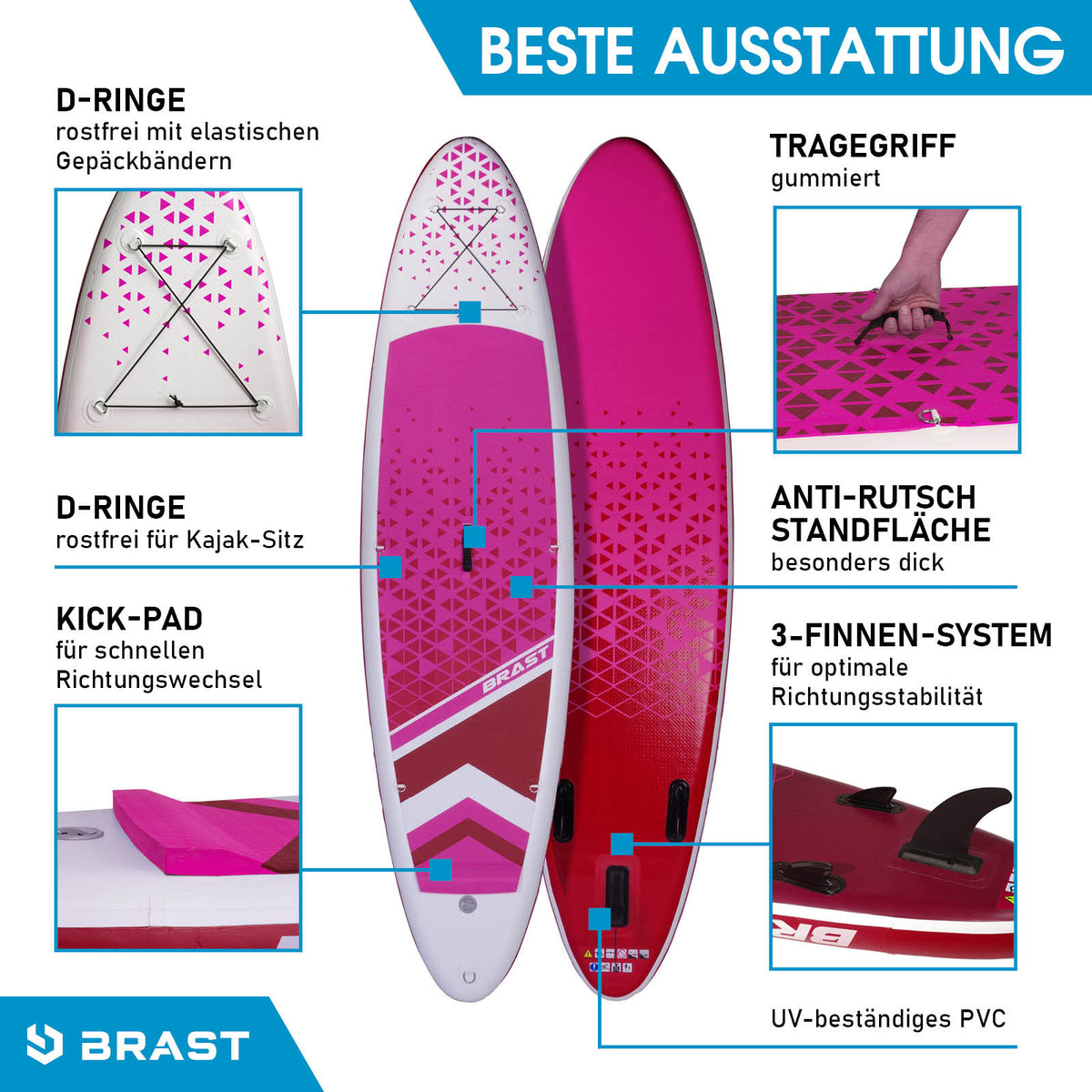 SUP Board aufblasbar LADY 300