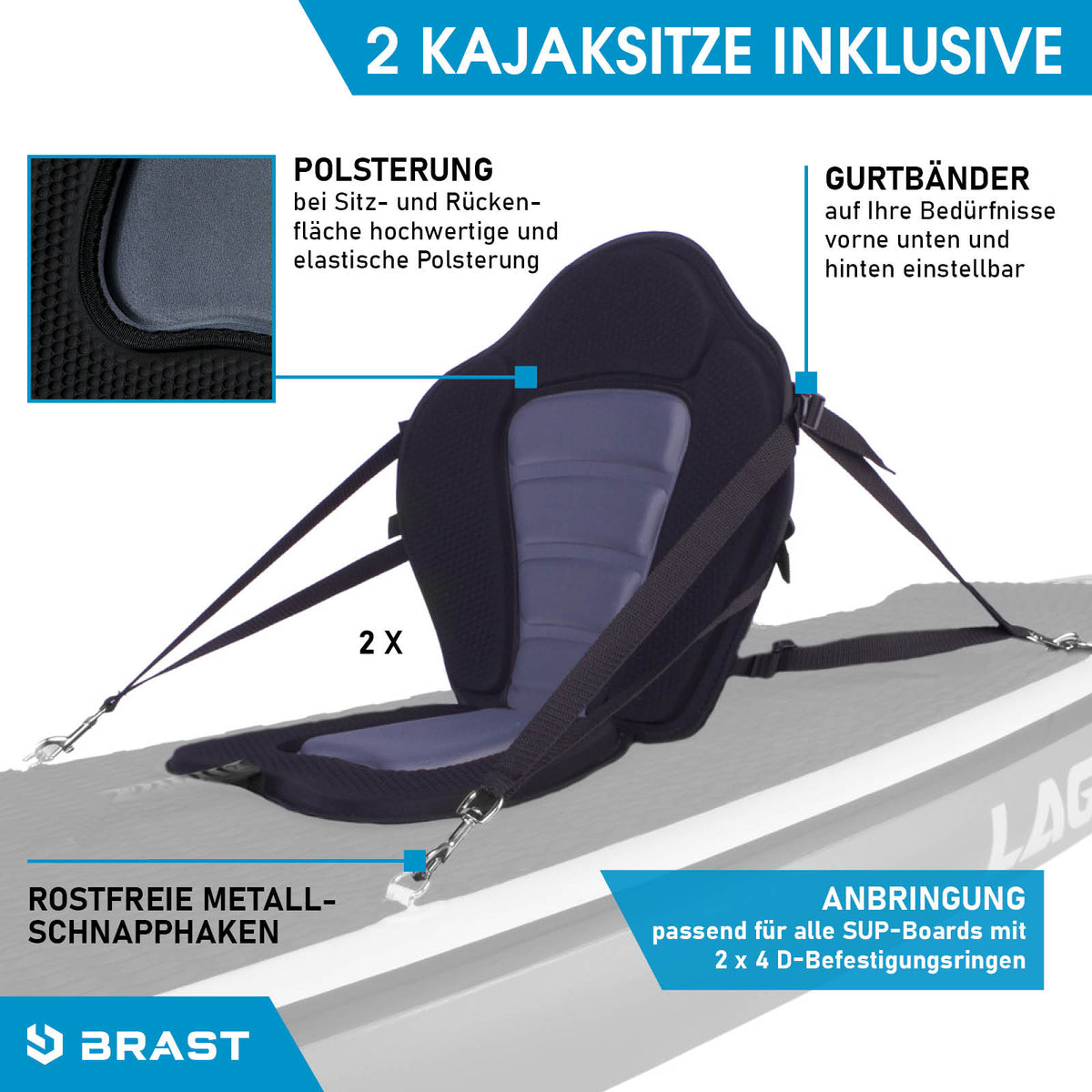 SUP Board aufblasbar FAMILY 370