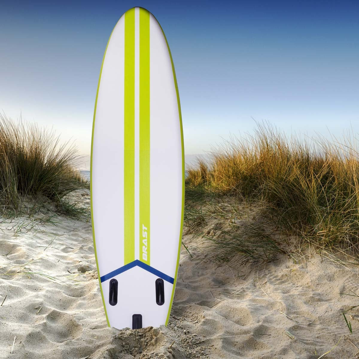 SUP Board aufblasbar GALAXY 300 lime/blau