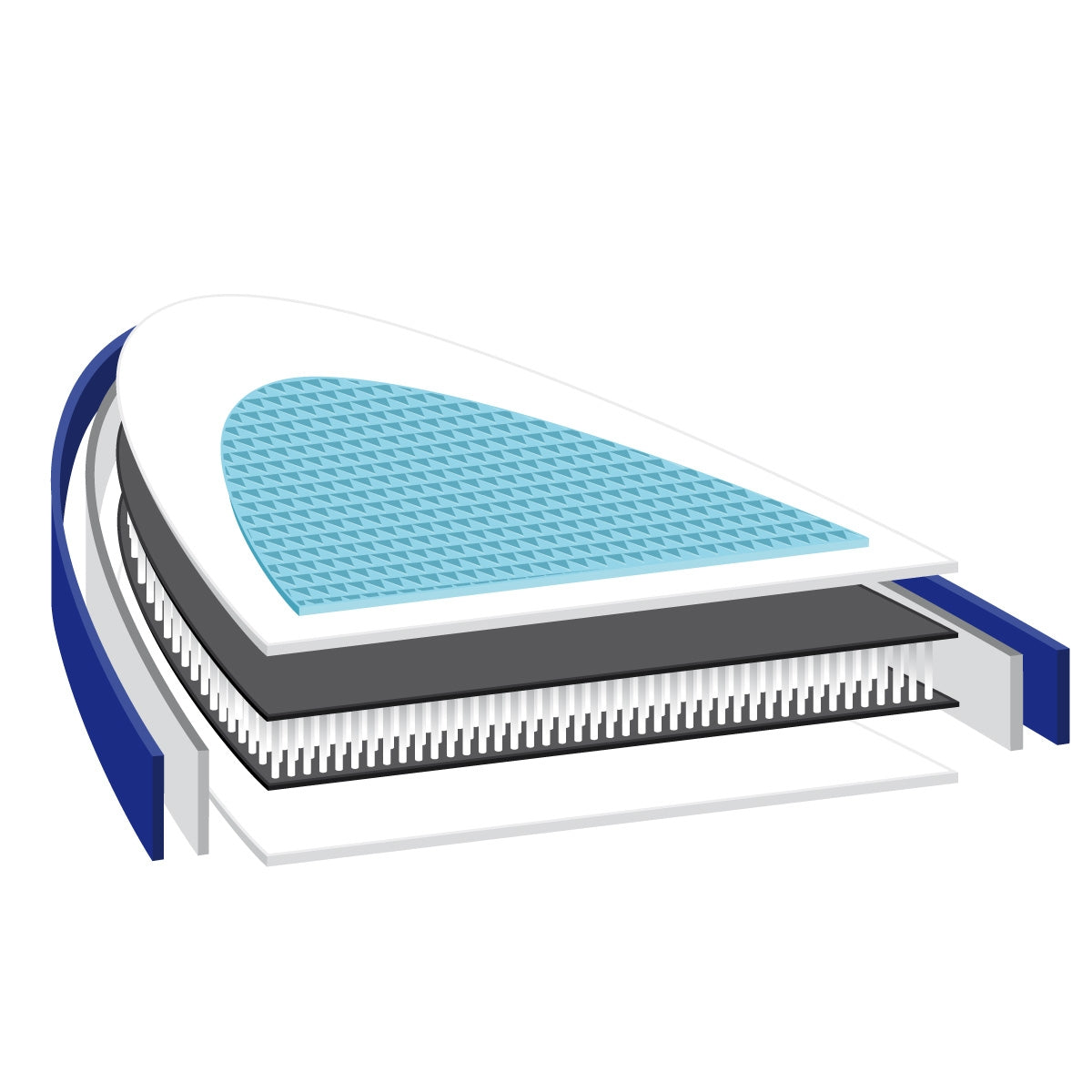 SUP Board aufblasbar PRO 320 blue