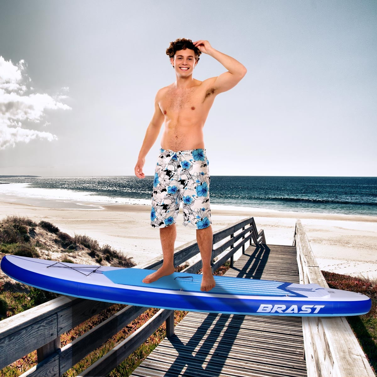 SUP Board aufblasbar PRO 320 blue
