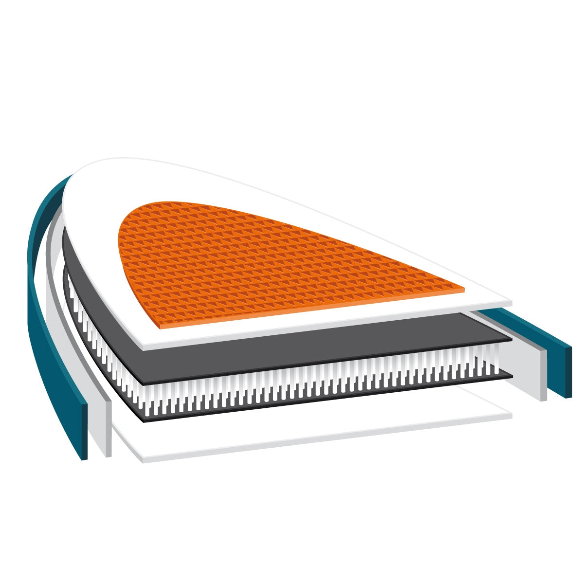 SUP Board aufblasbar PRO 320 orange