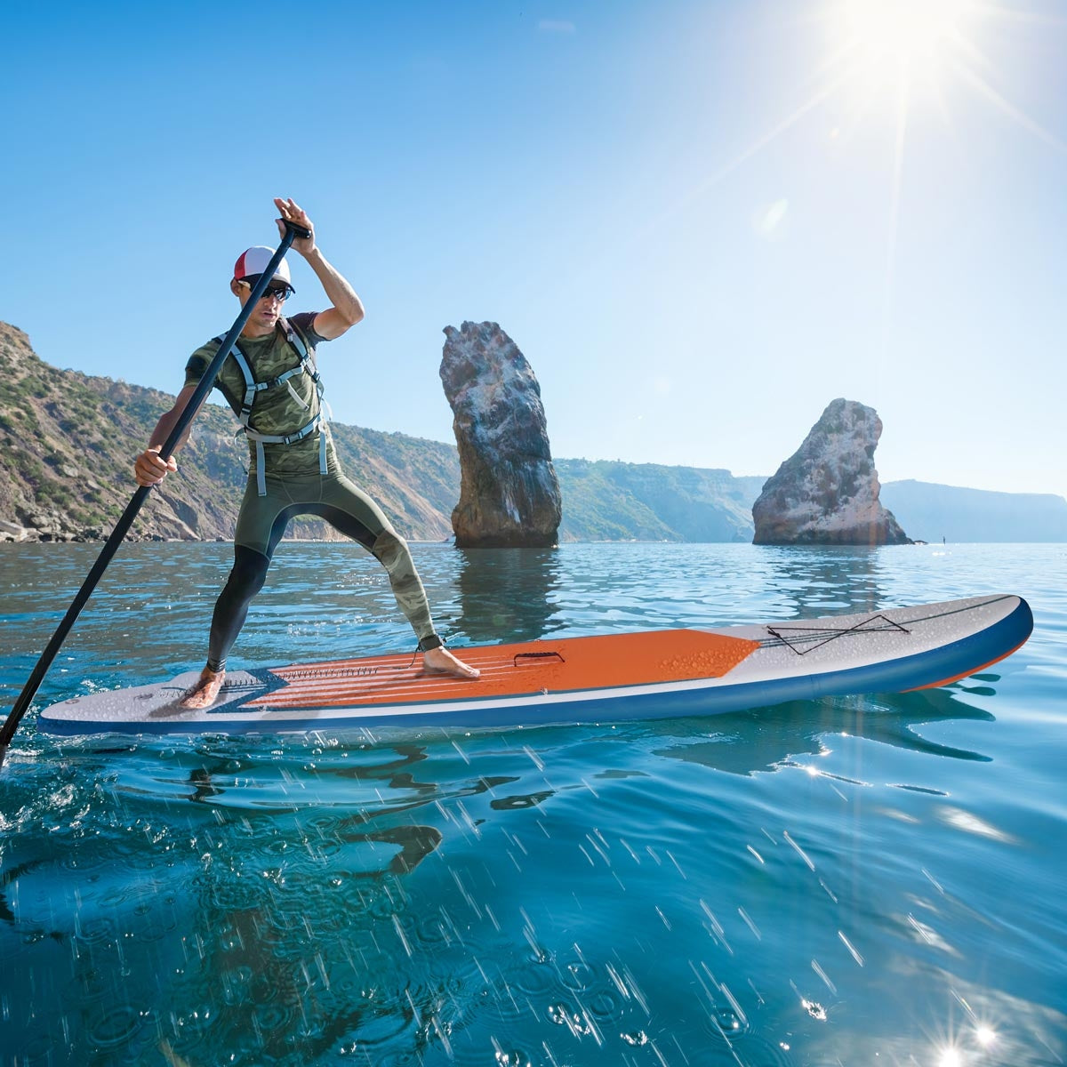 SUP Board aufblasbar PRO 320 orange