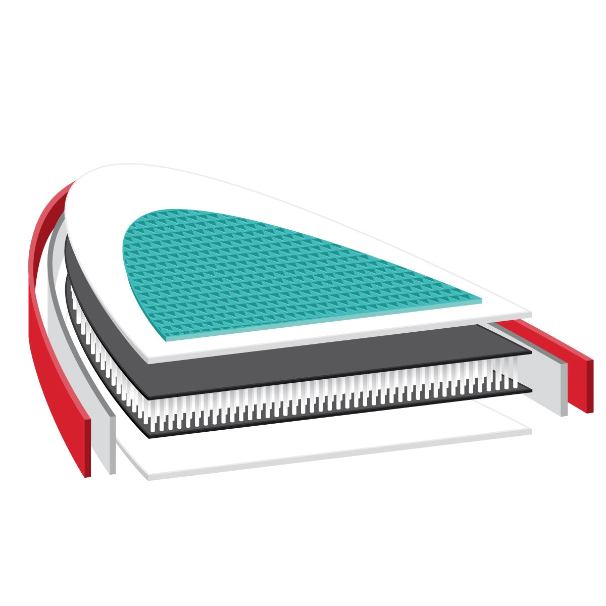 SUP Board aufblasbar PRO 320 türkis
