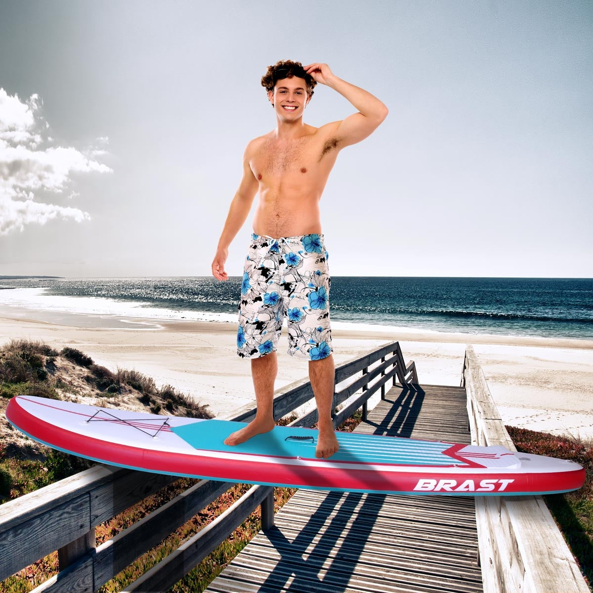 SUP Board aufblasbar PRO 320 türkis