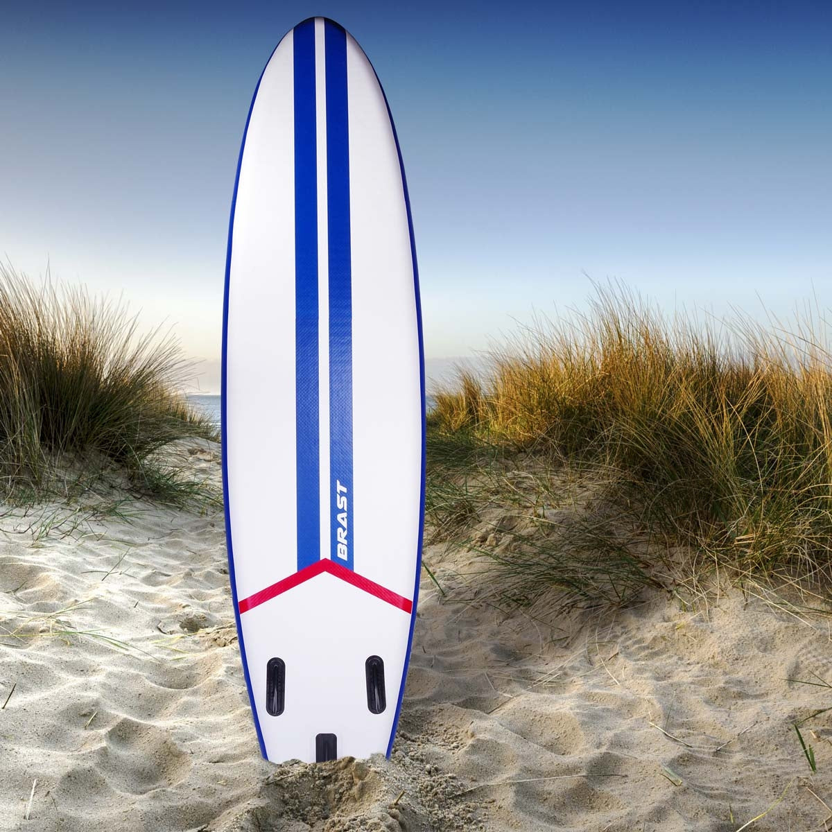 SUP Board aufblasbar GALAXY 300 blau/rot