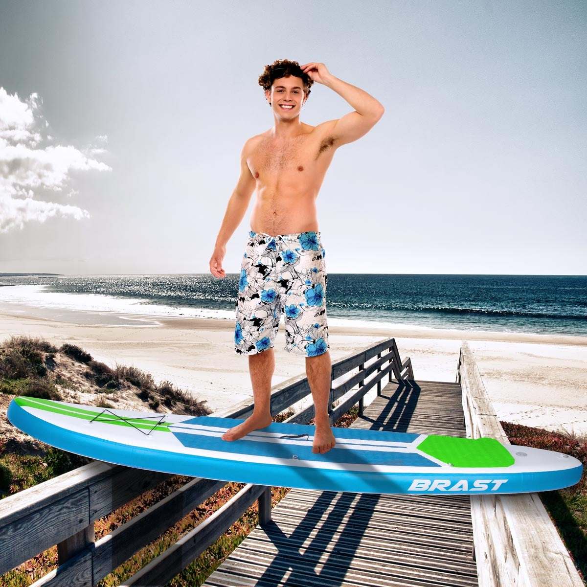SUP Board aufblasbar GALAXY 300 neon