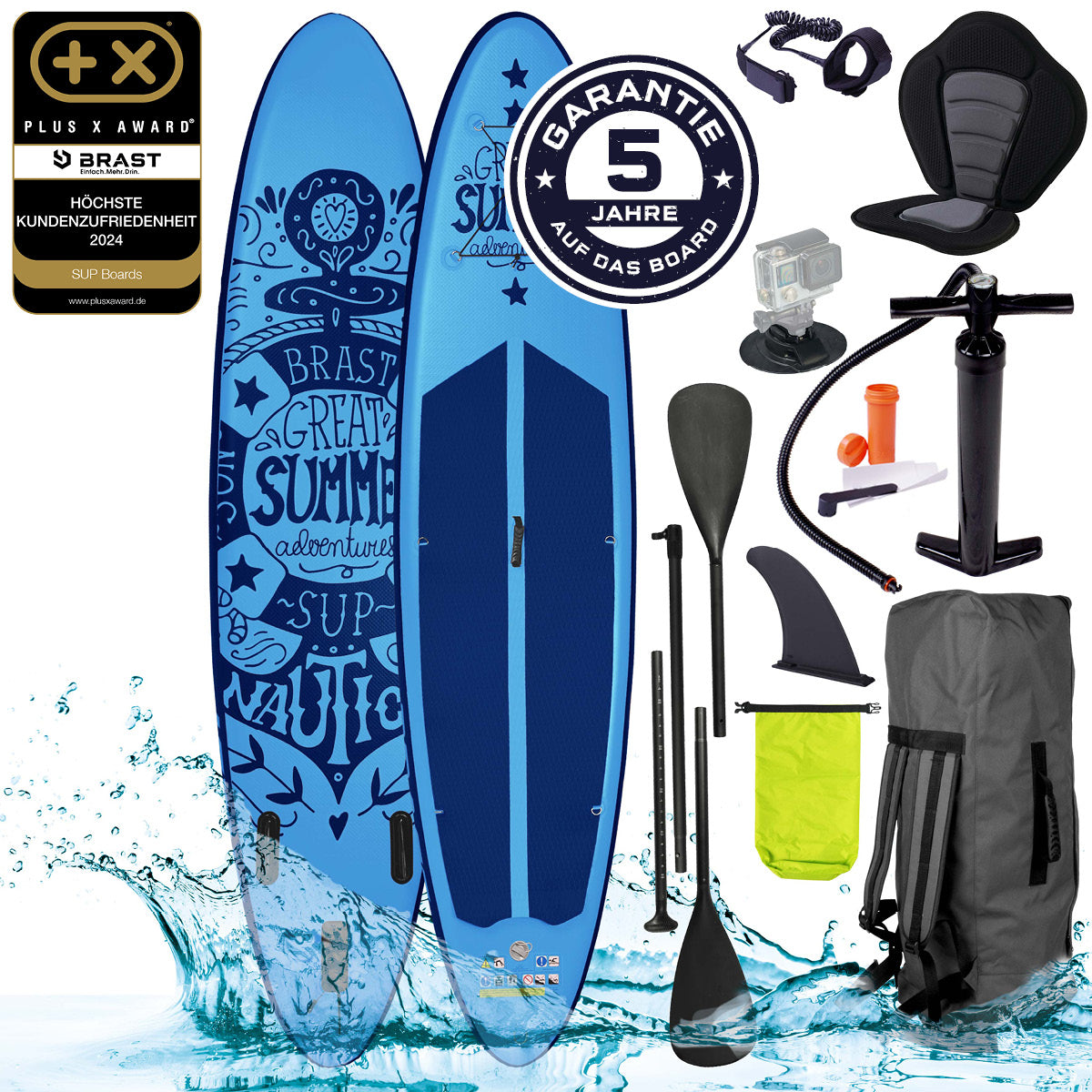 SUP Board aufblasbar SUMMER 320 blue
