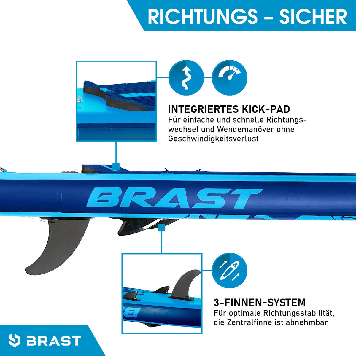 SUP Board aufblasbar SUMMER 320 blue