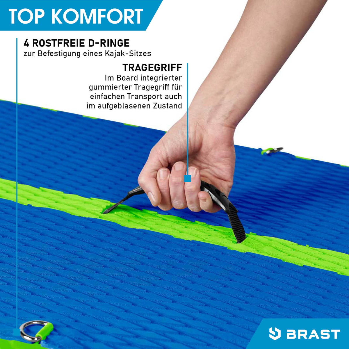 SUP Board aufblasbar SUMMER 320 green