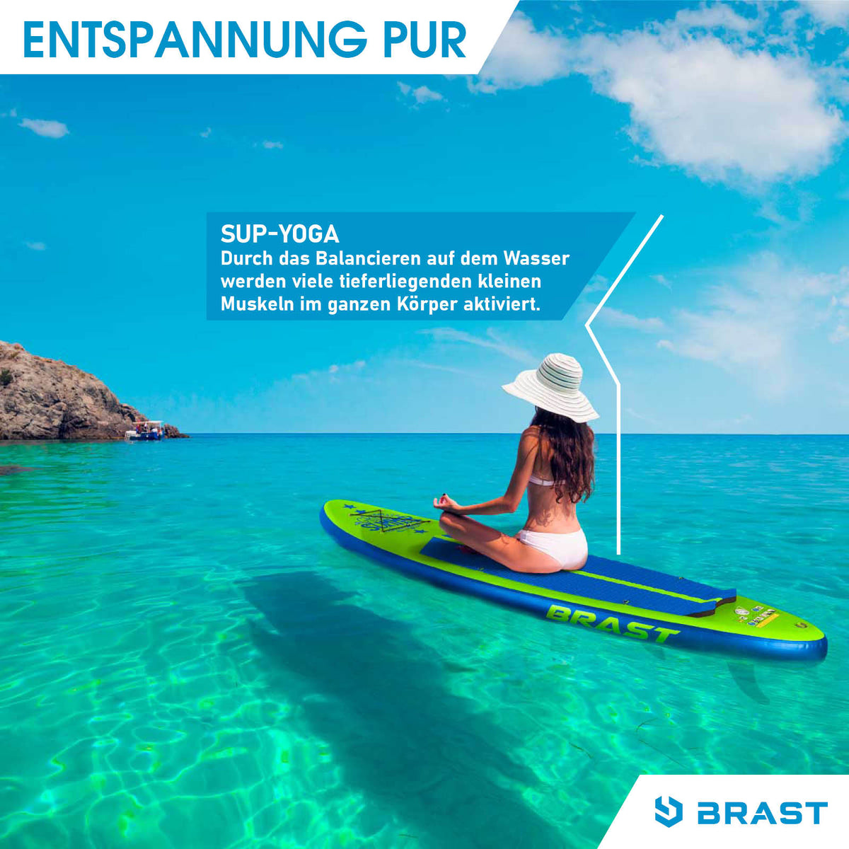 SUP Board aufblasbar SUMMER 320 green