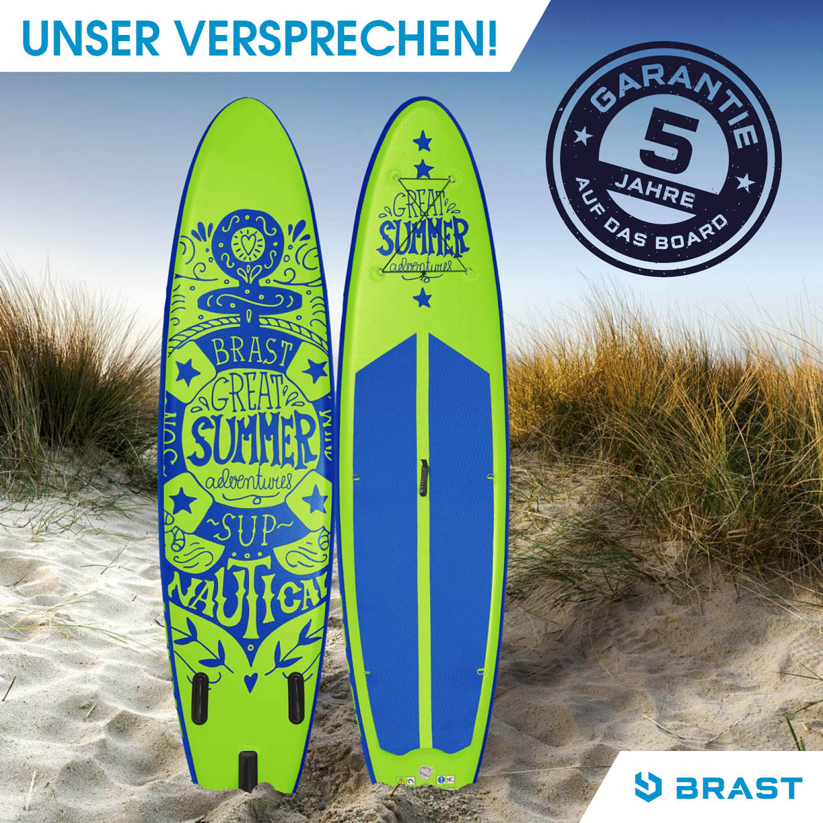 SUP Board aufblasbar SUMMER 320 green