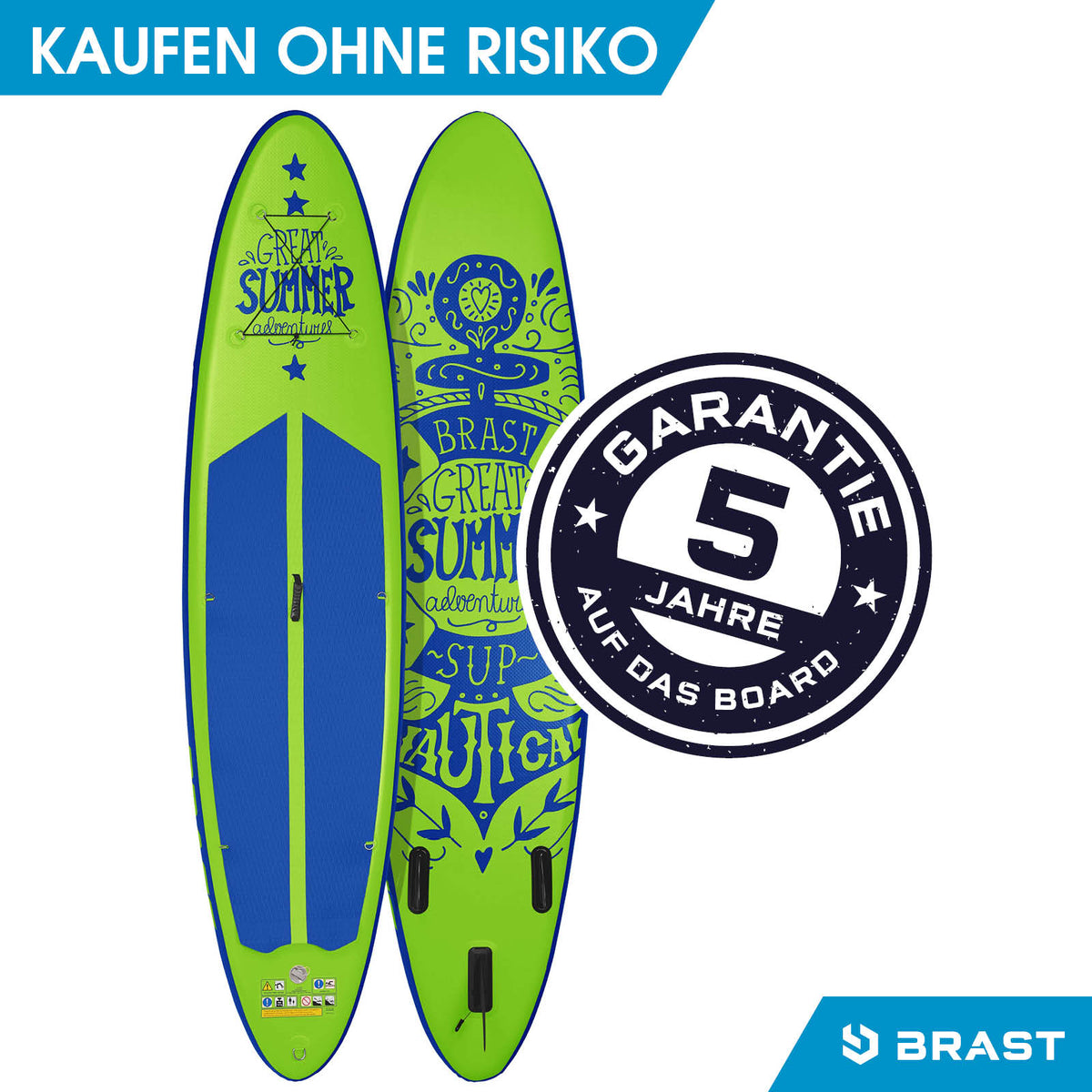 SUP Board aufblasbar SUMMER 320 green