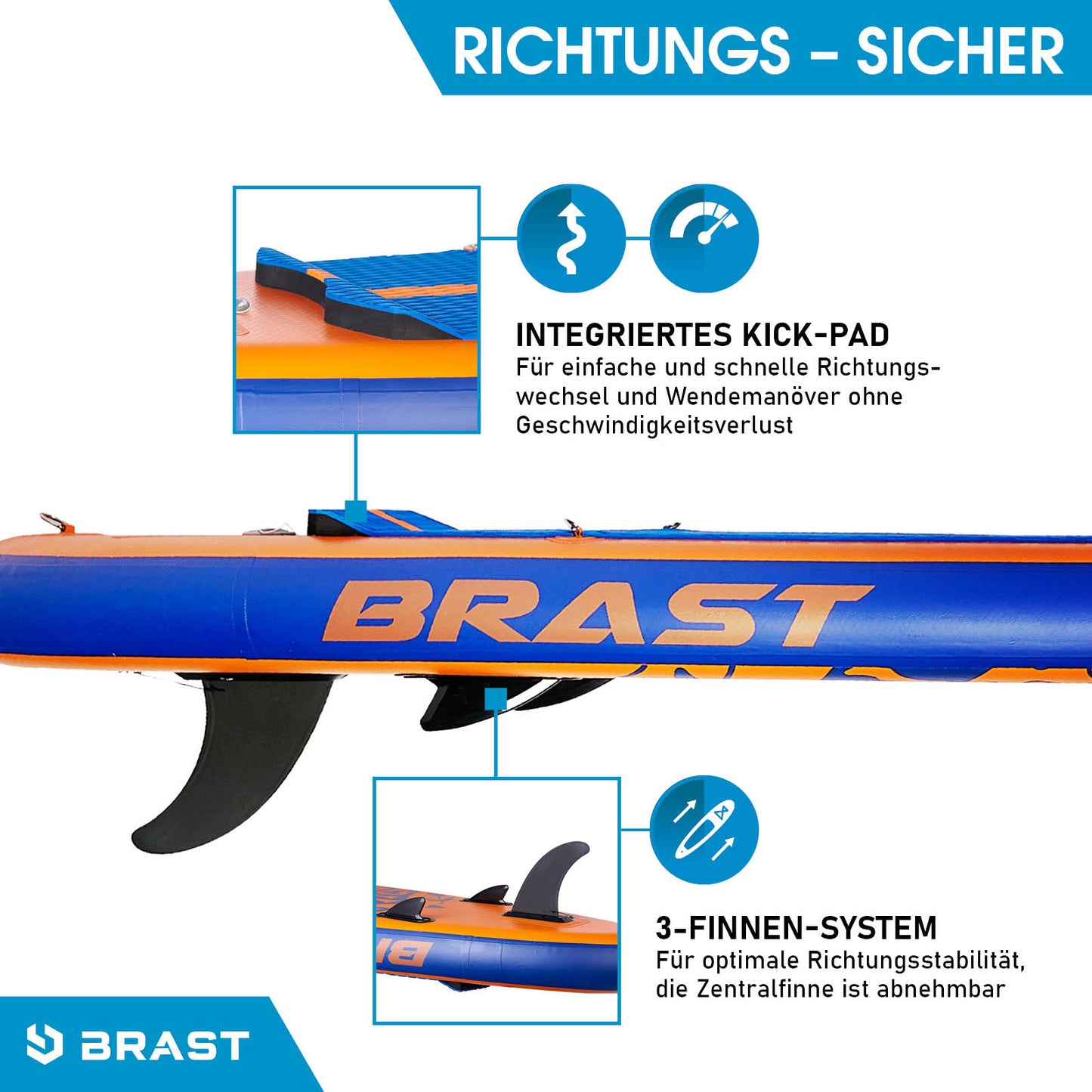 SUP Board aufblasbar SUMMER 320 orange