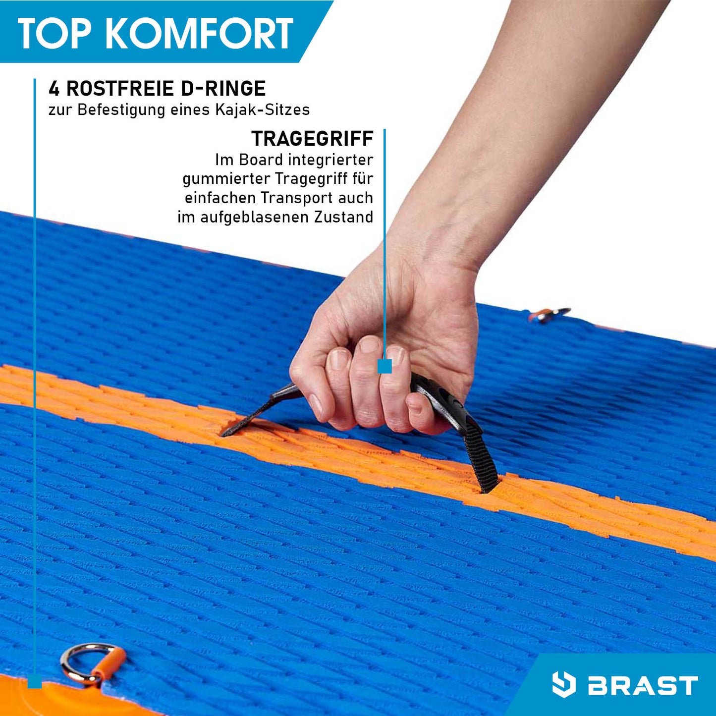 SUP Board aufblasbar SUMMER 320 orange
