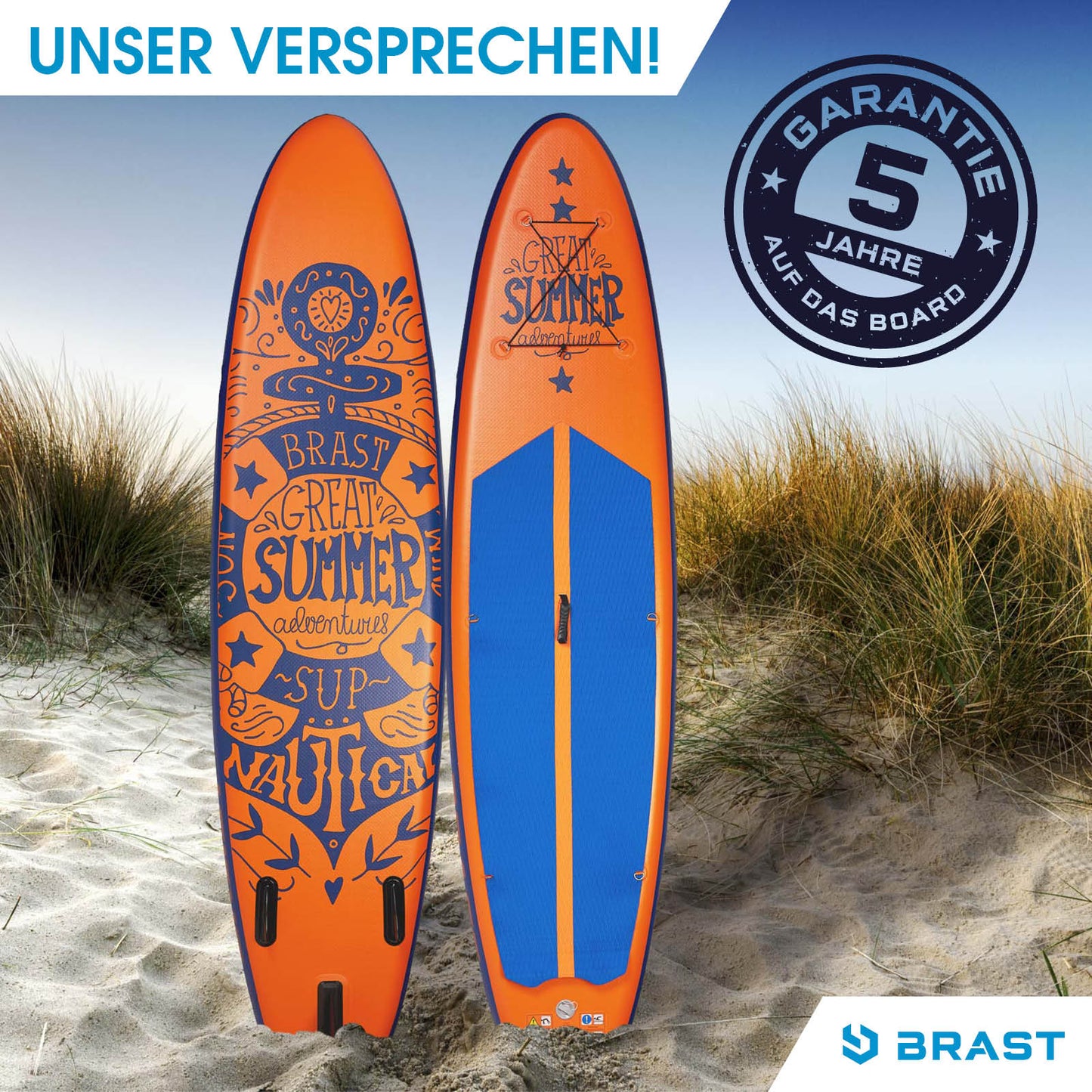SUP Board aufblasbar SUMMER 320 orange