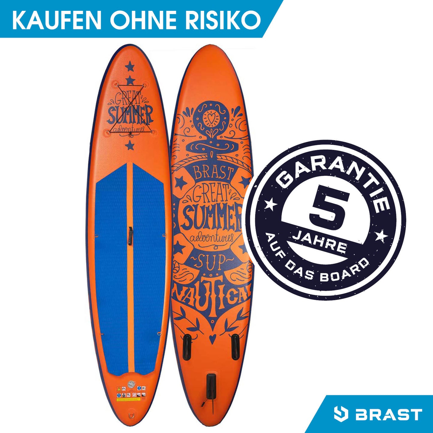 SUP Board aufblasbar SUMMER 320 orange
