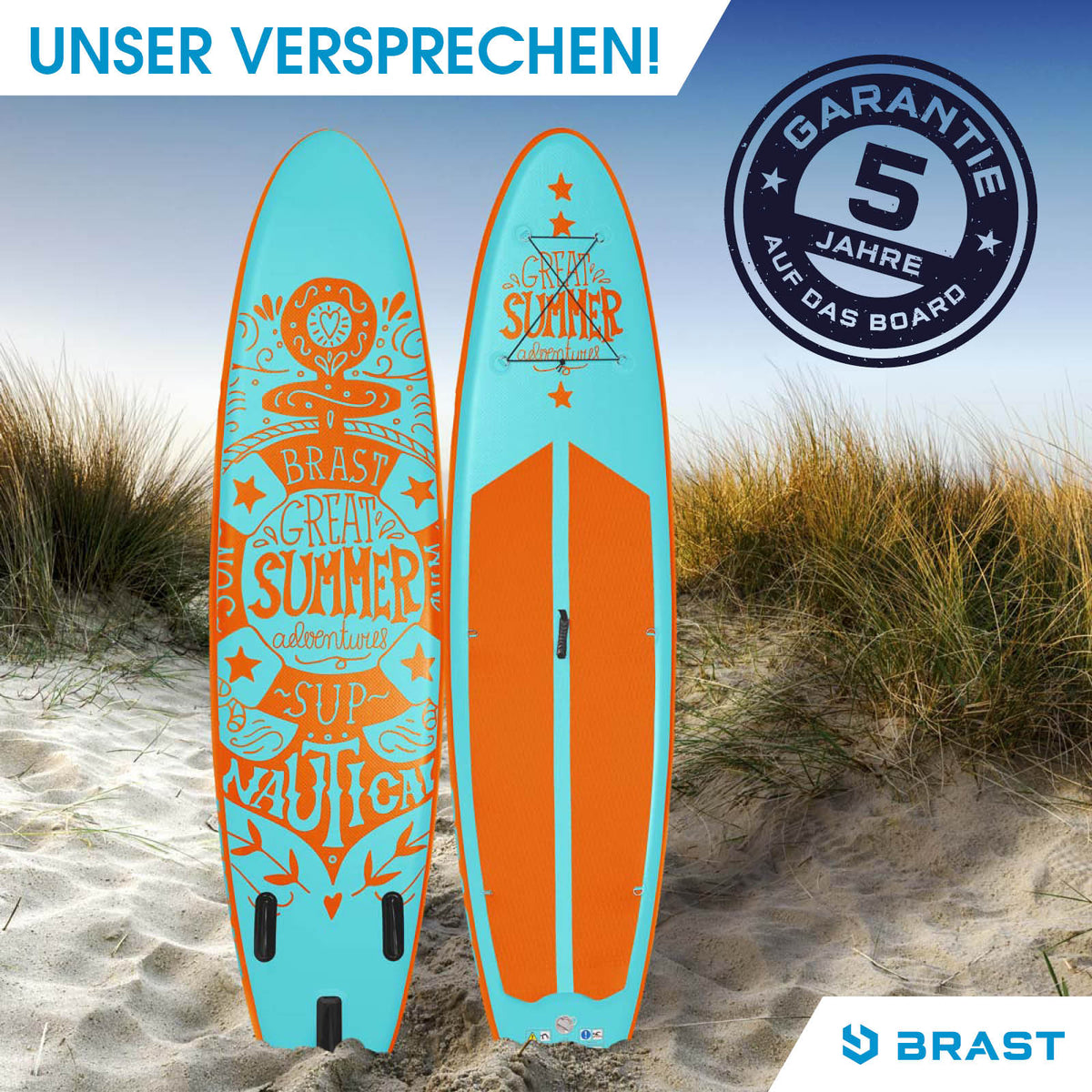 SUP Board aufblasbar SUMMER 320 türkis