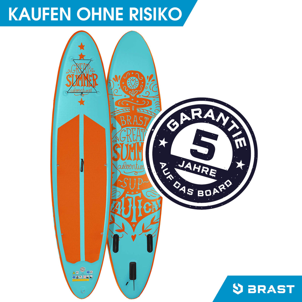 SUP Board aufblasbar SUMMER 320 türkis