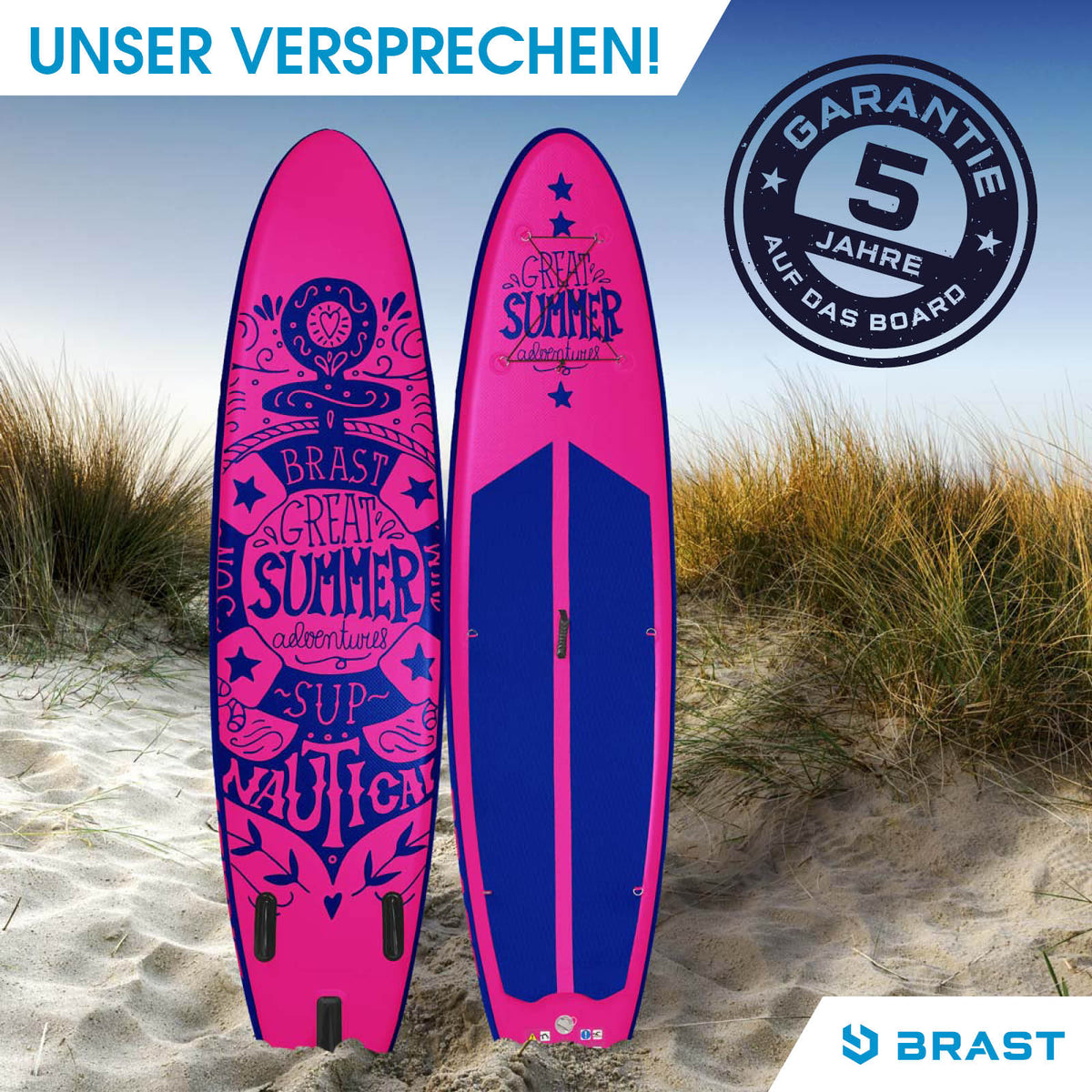 SUP Board aufblasbar SUMMER 320 pink