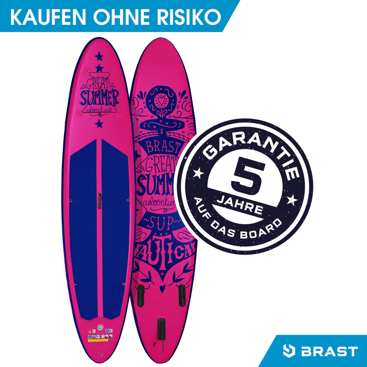 SUP Board aufblasbar SUMMER 320 pink
