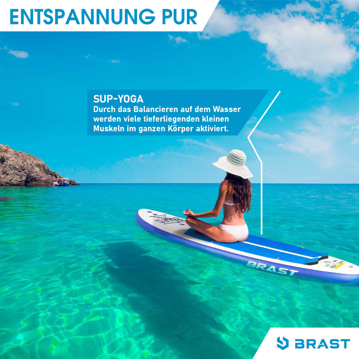 SUP Board aufblasbar SUMMER 320 white