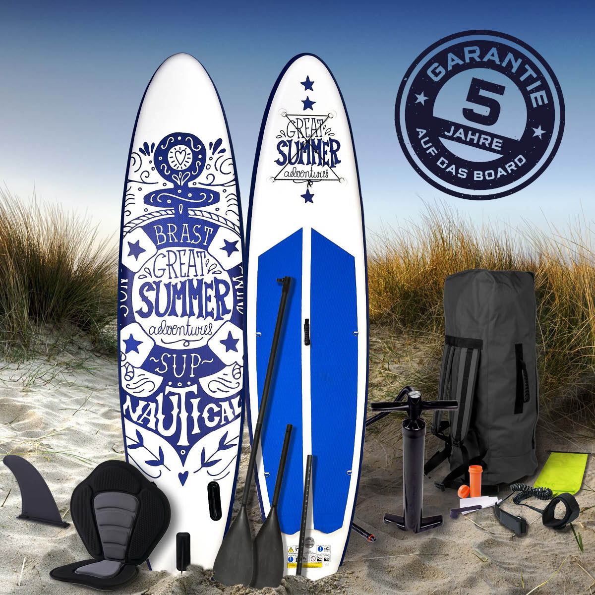 SUP Board aufblasbar SUMMER 320 white