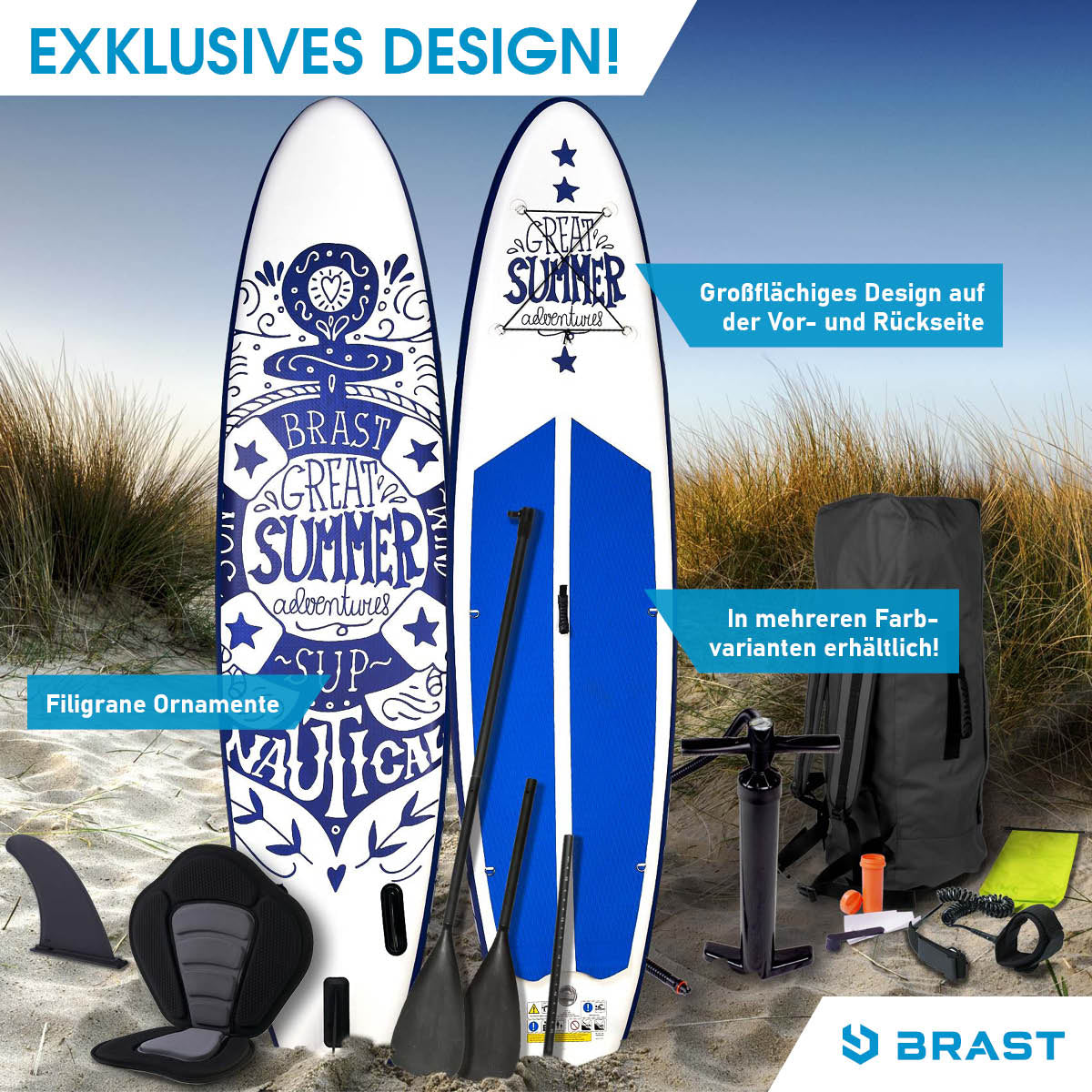 SUP Board aufblasbar SUMMER 320 white