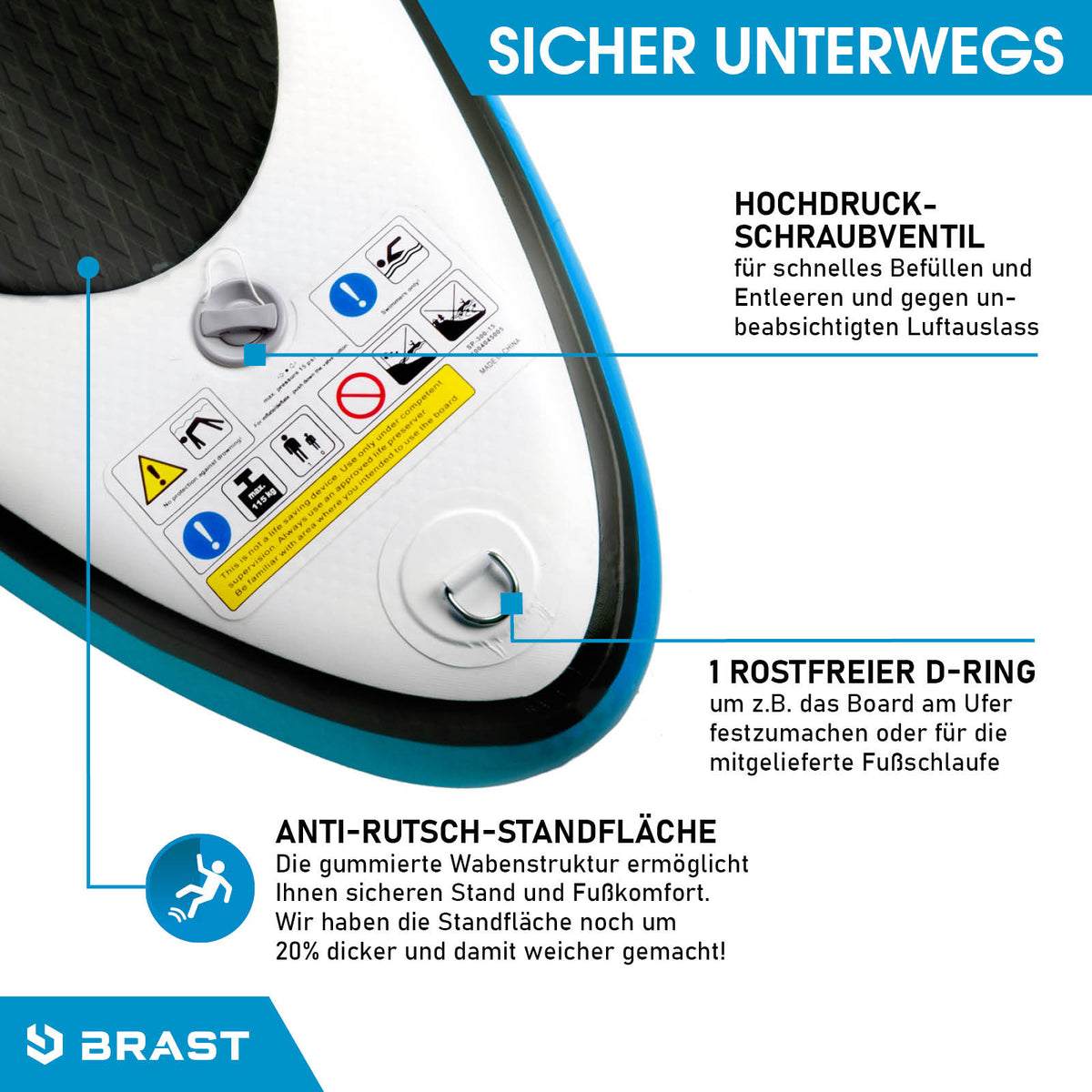 SUP-Board aufblasbar SPEED 300