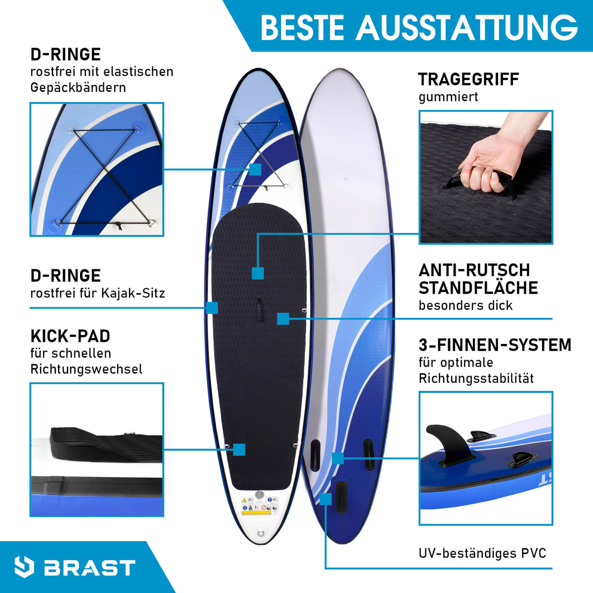 SUP Board aufblasbar GLIDER 320