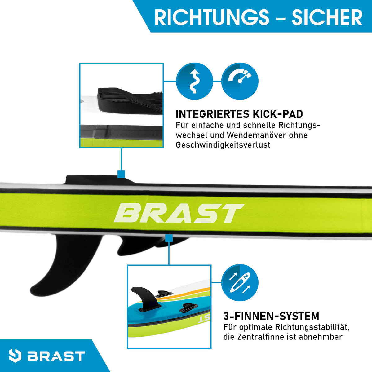 SUP Board aufblasbar HAPPINESS 320