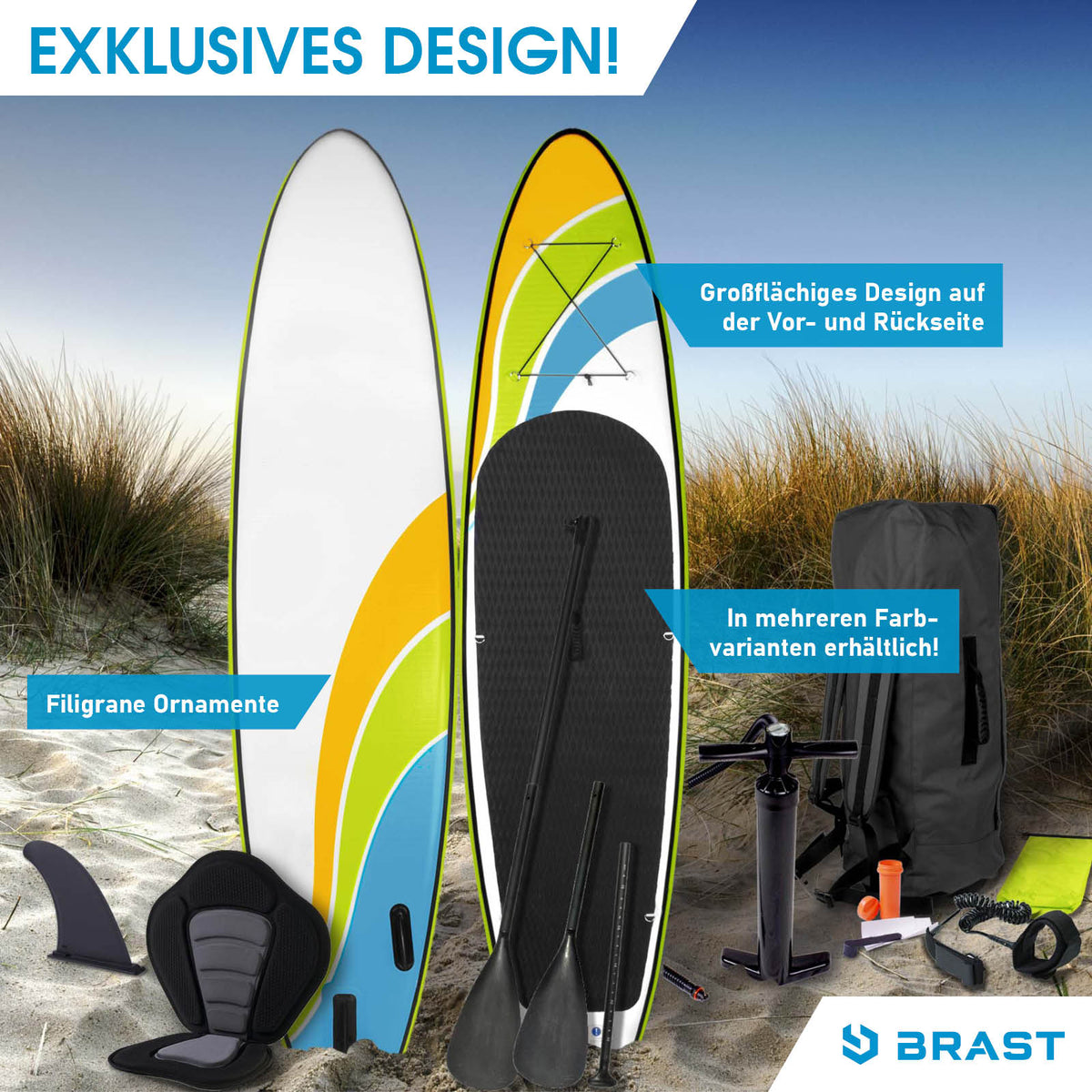 SUP Board aufblasbar HAPPINESS 300