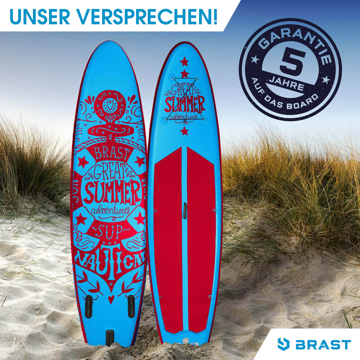 Aufblasbares SUP Board Set SUMMER 320 blue/red